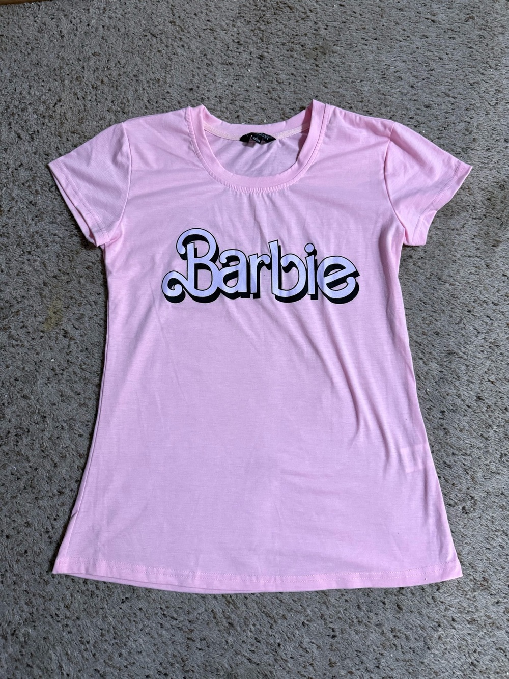 Barbie Light Pink Short Sleeve Logo Tee - Career List Back Print